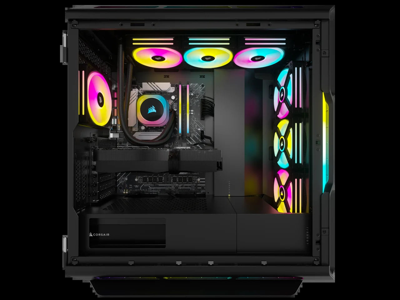 VENGEANCE I8200 Icue Link Edition Gaming PC - Liquid Cooled Intel Core I9 14900KF CPU - NVIDIA Geforce RTX 4090 Graphics - 64GB DOMINATOR TITANIUM RGB DDR5 Memory
