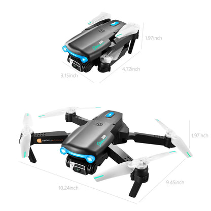 Mini Drone with Camera, 1080P HD FPV Foldable Drone with Carrying Bag, 3 Batteries, One Key Close, Altitude Hold, 3 Speeds, Toys Gifts for Kids, Adults, Beginner